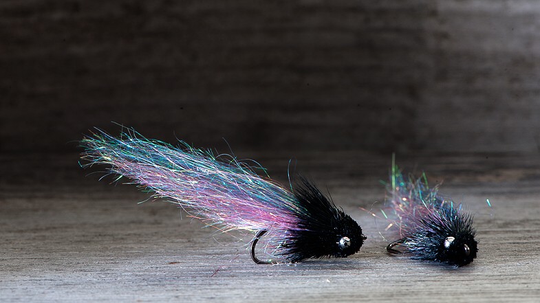 Midgar Flashwing Minnow, Black & Rainbow