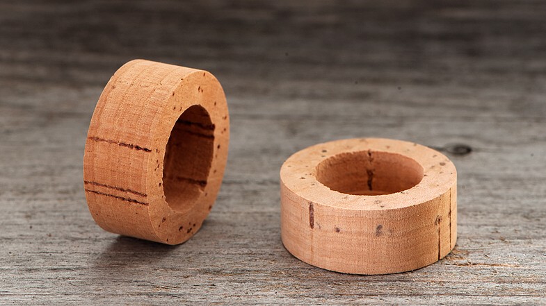 Portugal Cork Discs, Floor Grade w/Recessed Hood