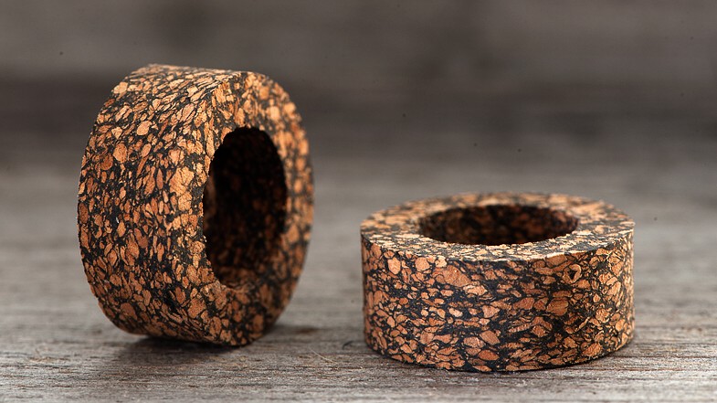 Portugal Rubber Cork Disc w/Recessed Hood